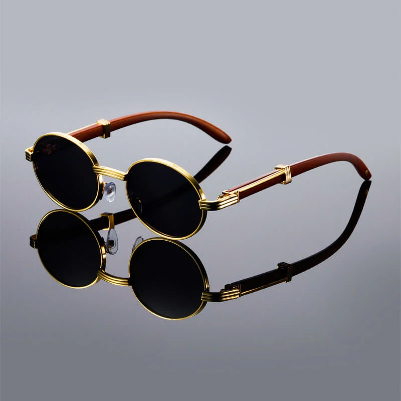 Oval Acetate Sunglasses, UV400