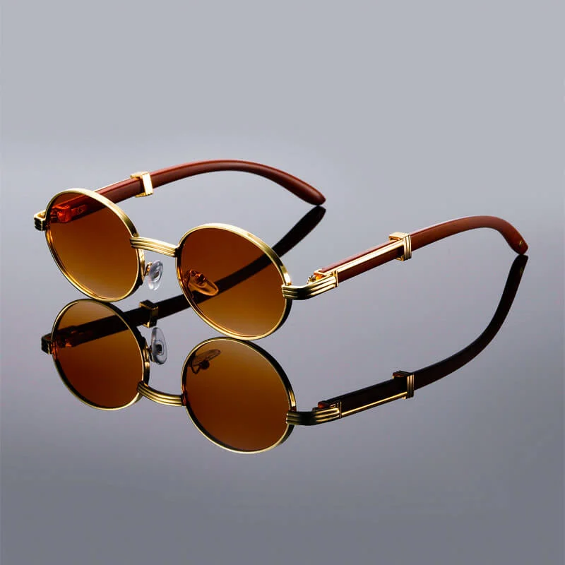 Oval Acetate Sunglasses, UV400