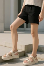 Cesarine | Double Buckle Platform Sandals