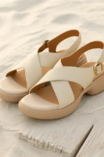 Bathilde | Crossover Band Padded Slides