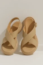 Bathilde | Crossover Band Padded Slides