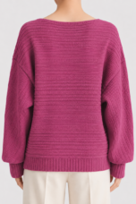 Jane | Fine Knit Crew Neck Tee