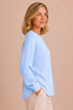 Florina | Textured Weave Wool Sweater