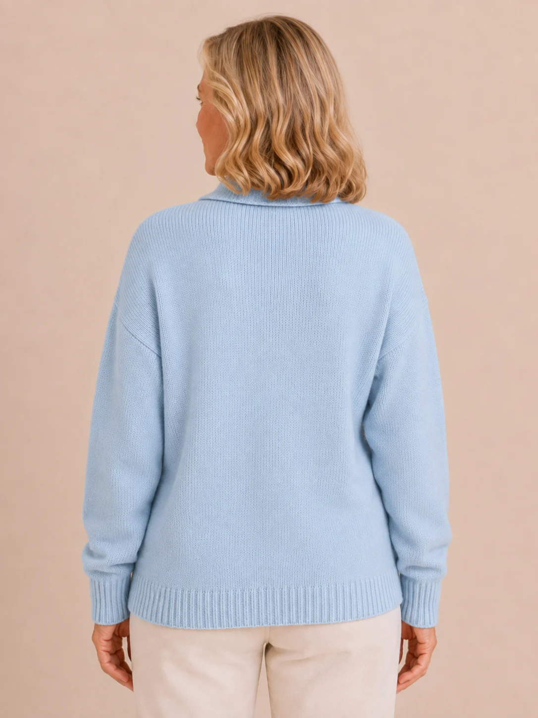 Stella | Polo Collar Knit Sweater
