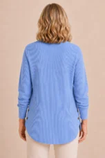 Isadora | Button Placket Knit Tunic