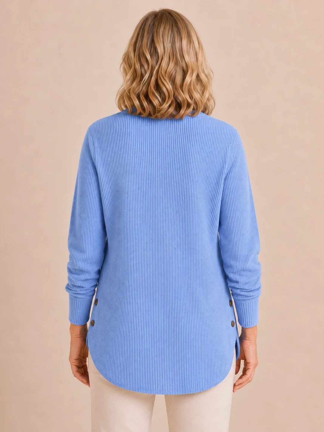 Isadora | Button Placket Knit Tunic