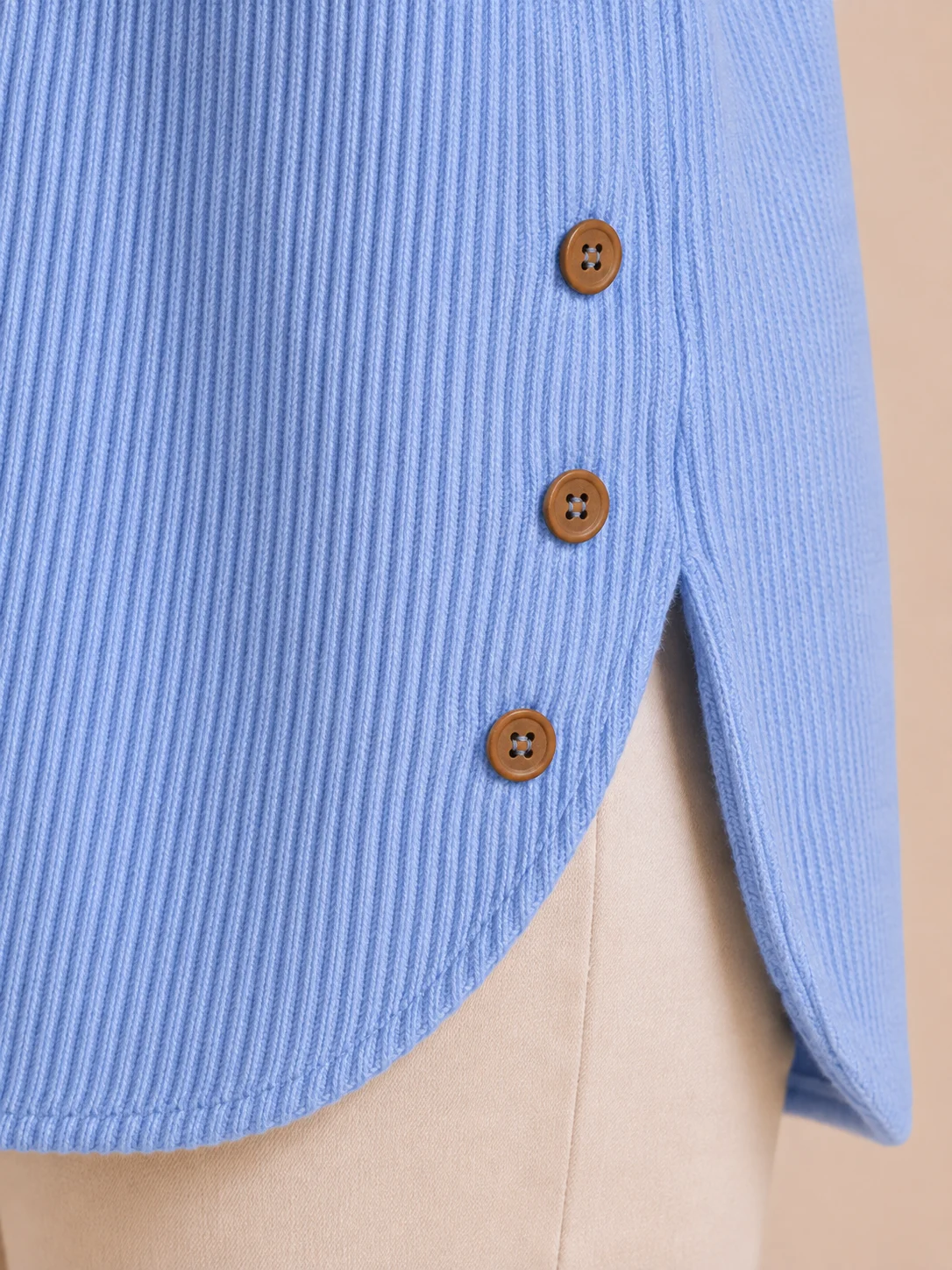 Isadora | Button Placket Knit Tunic
