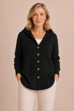 Marjolaine | Hooded Knit Cardigan