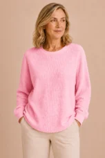 Florina | Textured Weave Wool Sweater