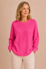 Florina | Textured Weave Wool Sweater