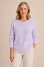 Elvire | Fine Knit Crew Neck Sweater