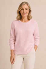 Elvire | Fine Knit Crew Neck Sweater