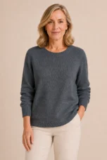 Elvire | Fine Knit Crew Neck Sweater