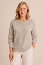 Elvire | Fine Knit Crew Neck Sweater