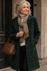 Therese-Anne | Heavy Plaid Trench Coat