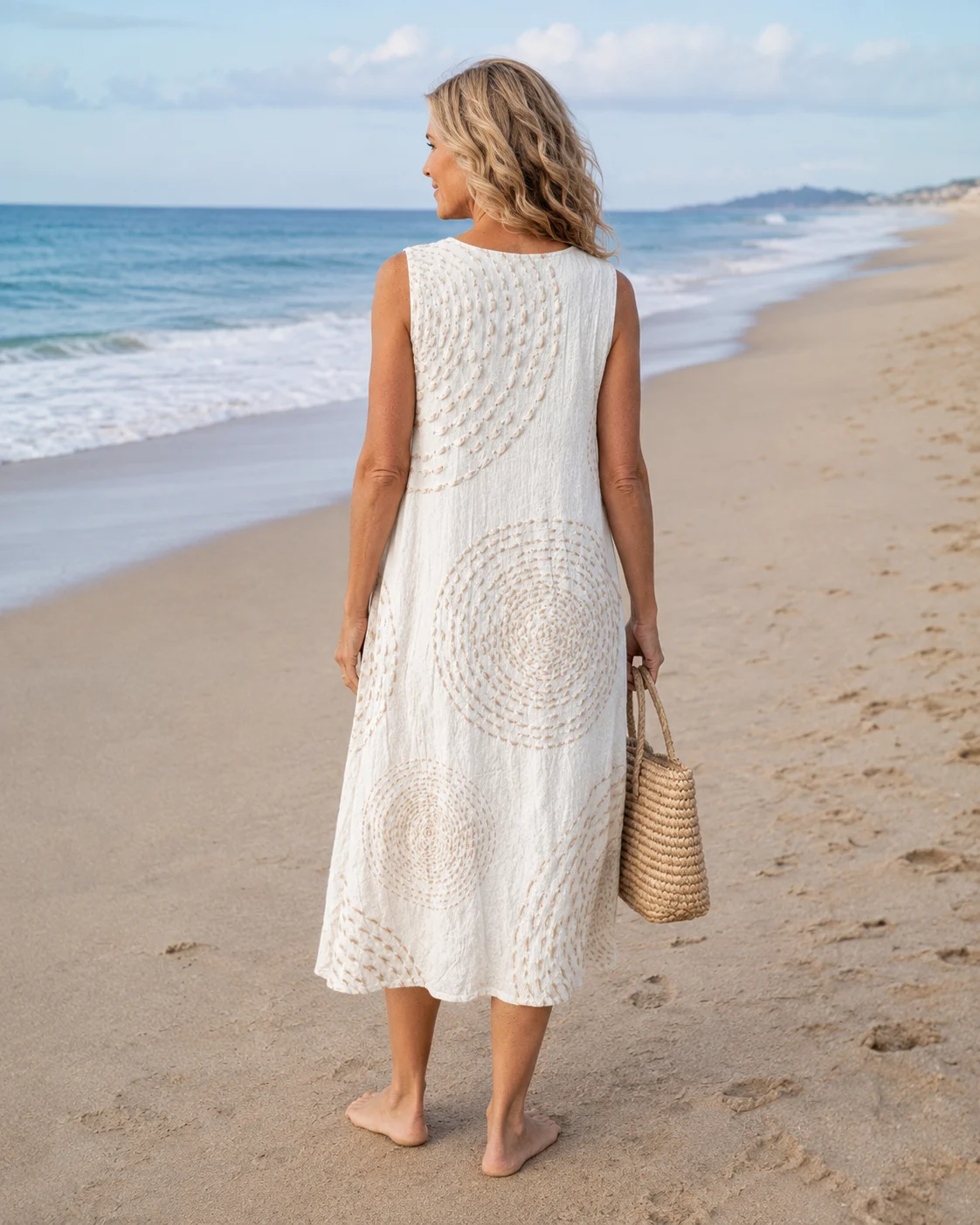 Eveline | Open Crochet Knit Maxi Dress