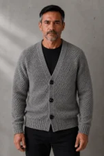 Noel | V Neck Button Knit Cardigan