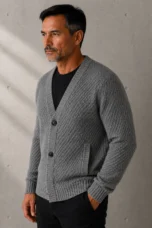 Noel | V Neck Button Knit Cardigan