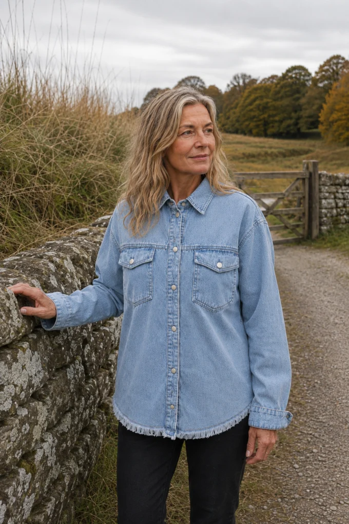 Genevieve | Heavy Denim Jacket, Roomy