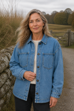 Jocelyne | Washed Denim Jacket