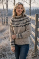 Selina | Nordic Knit Wool Sweater