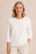 Elvire | Fine Knit Crew Neck Sweater