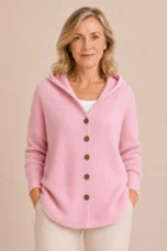 Marjolaine | Hooded Knit Cardigan
