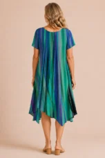 Célanire | Colour Block Swing Dress