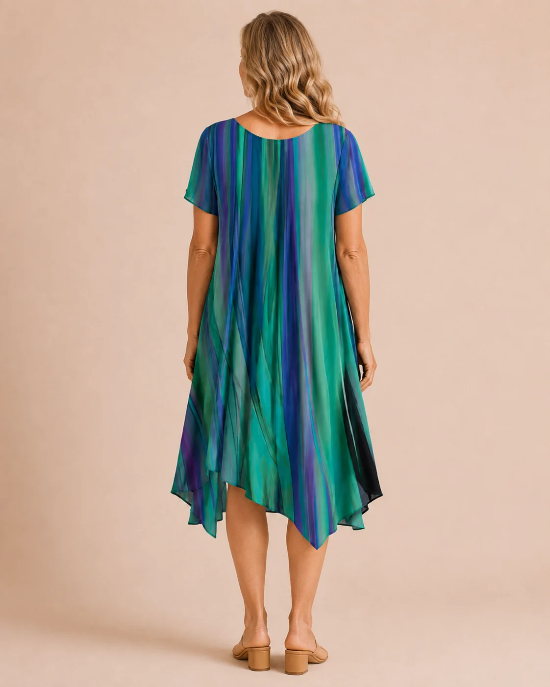 Célanire | Colour Block Swing Dress