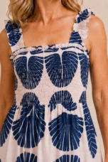 Madeline | Tiered Abstract Print Dress