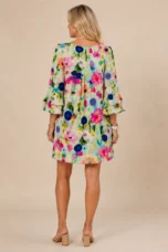 Mavis | Watercolour Print Shift Dress
