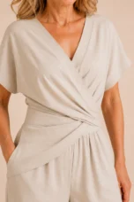 Corinna | Draped Waist V-Neck Dress