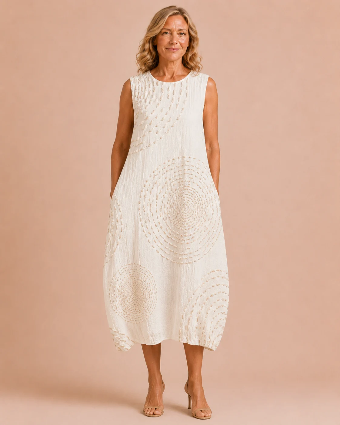 Eveline | Open Crochet Knit Maxi Dress