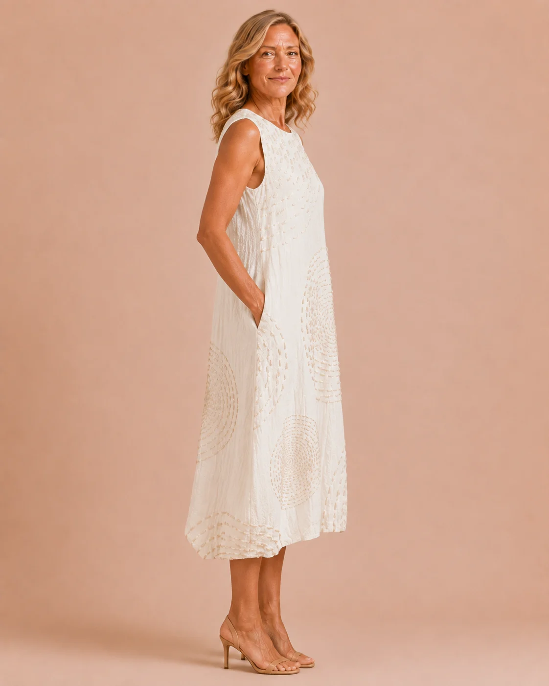 Eveline | Open Crochet Knit Maxi Dress