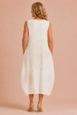Eveline | Open Crochet Knit Maxi Dress
