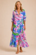 Rosine | Unlined Floral Maxi Dress