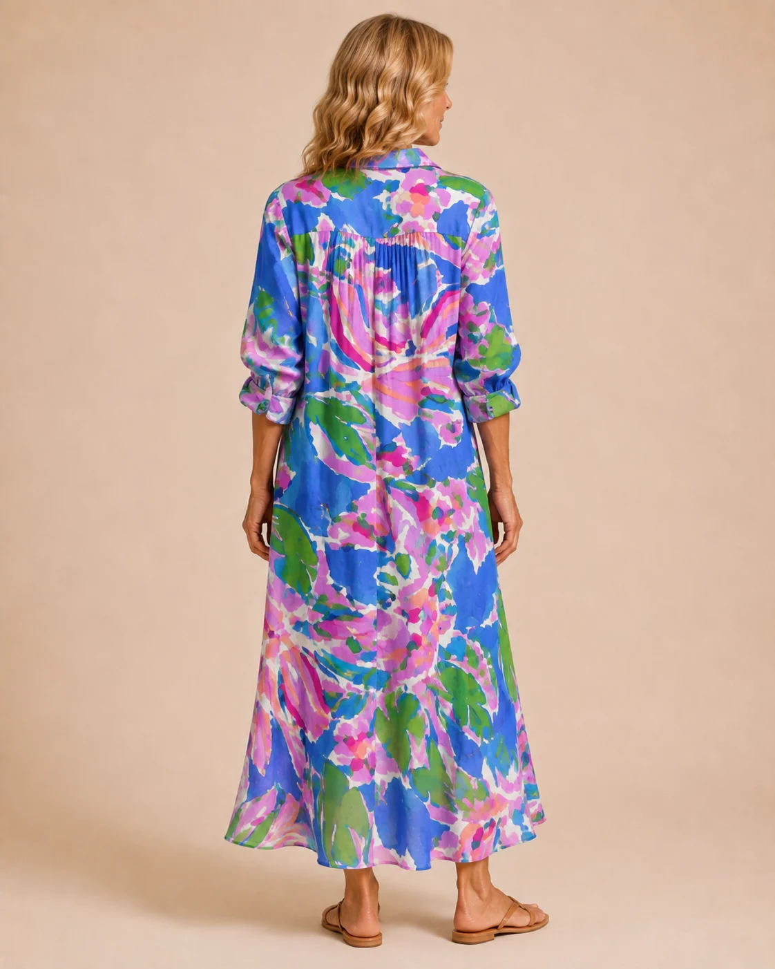 Rosine | Unlined Floral Maxi Dress