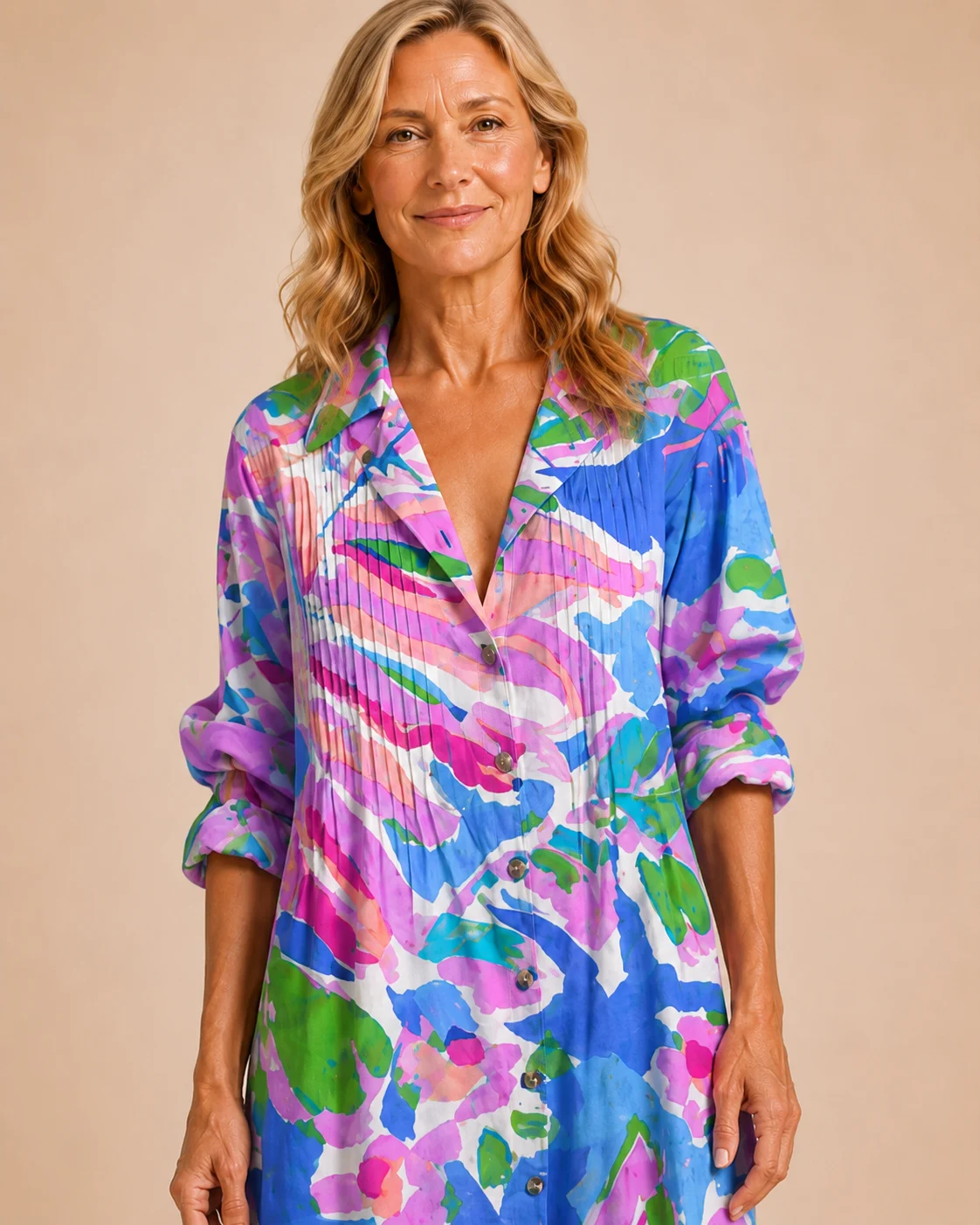 Rosine | Unlined Floral Maxi Dress