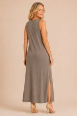 Gertrude | Printed Jersey Column Maxi Dress