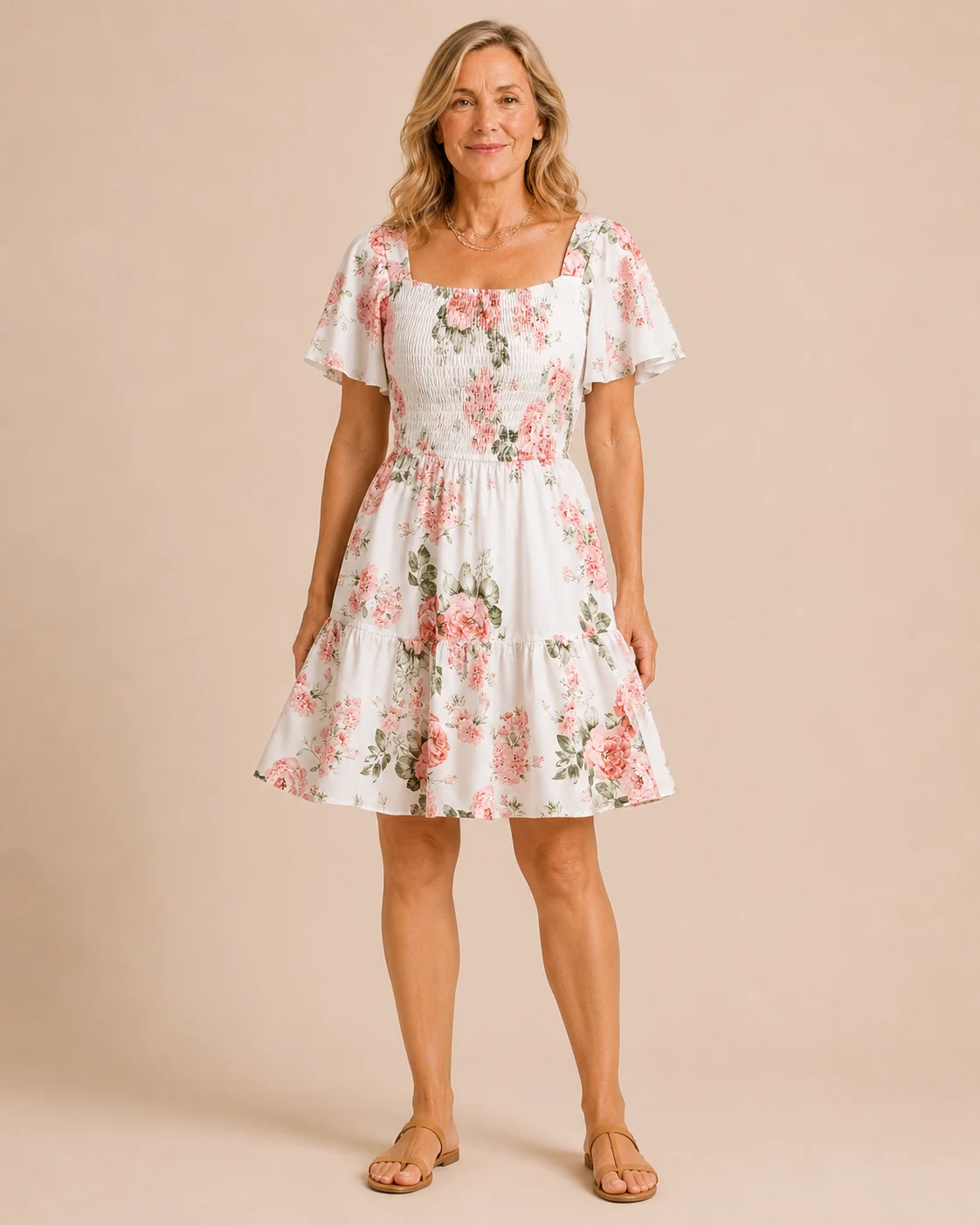 Sylvine | Waist Tie Floral Dress
