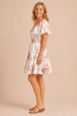 Sylvine | Waist Tie Floral Dress