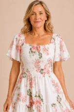 Sylvine | Waist Tie Floral Dress