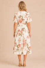 Blanchette | Printed Wrap Midi Dress