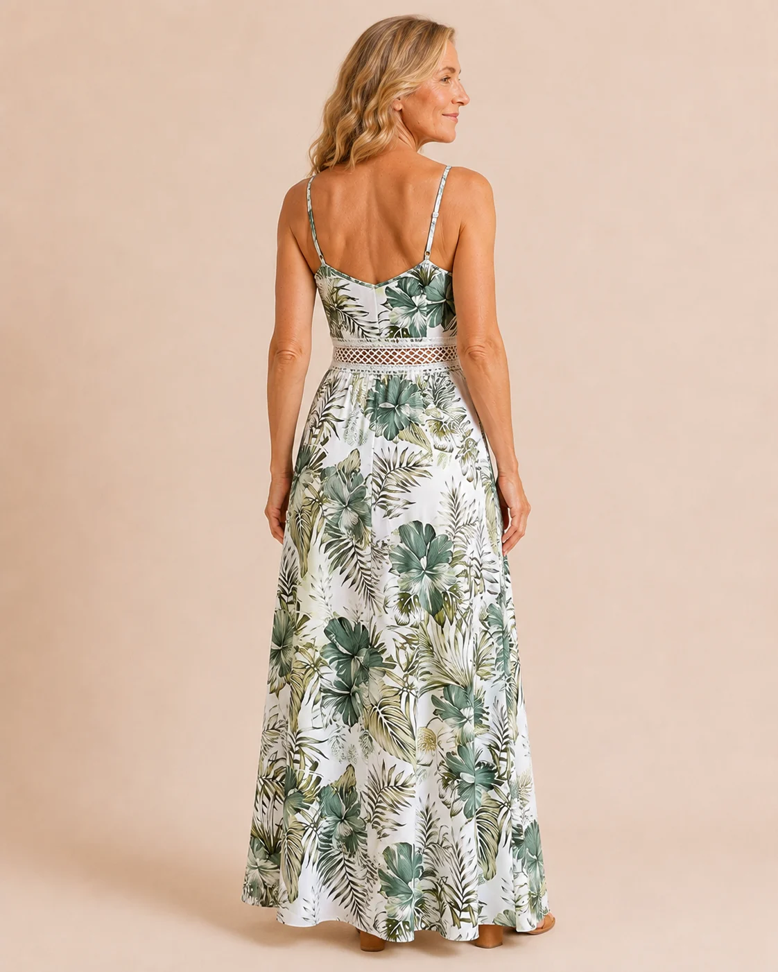 Angélina | Adjustable Strap Maxi Dress