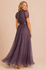 Anicette | Lace Bodice Chiffon Maxi