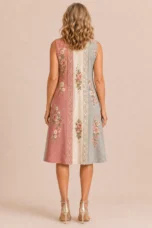 Heloise | Printed V Neck Maxi Dress