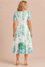 Flora | Openwork Lace Midi Dress