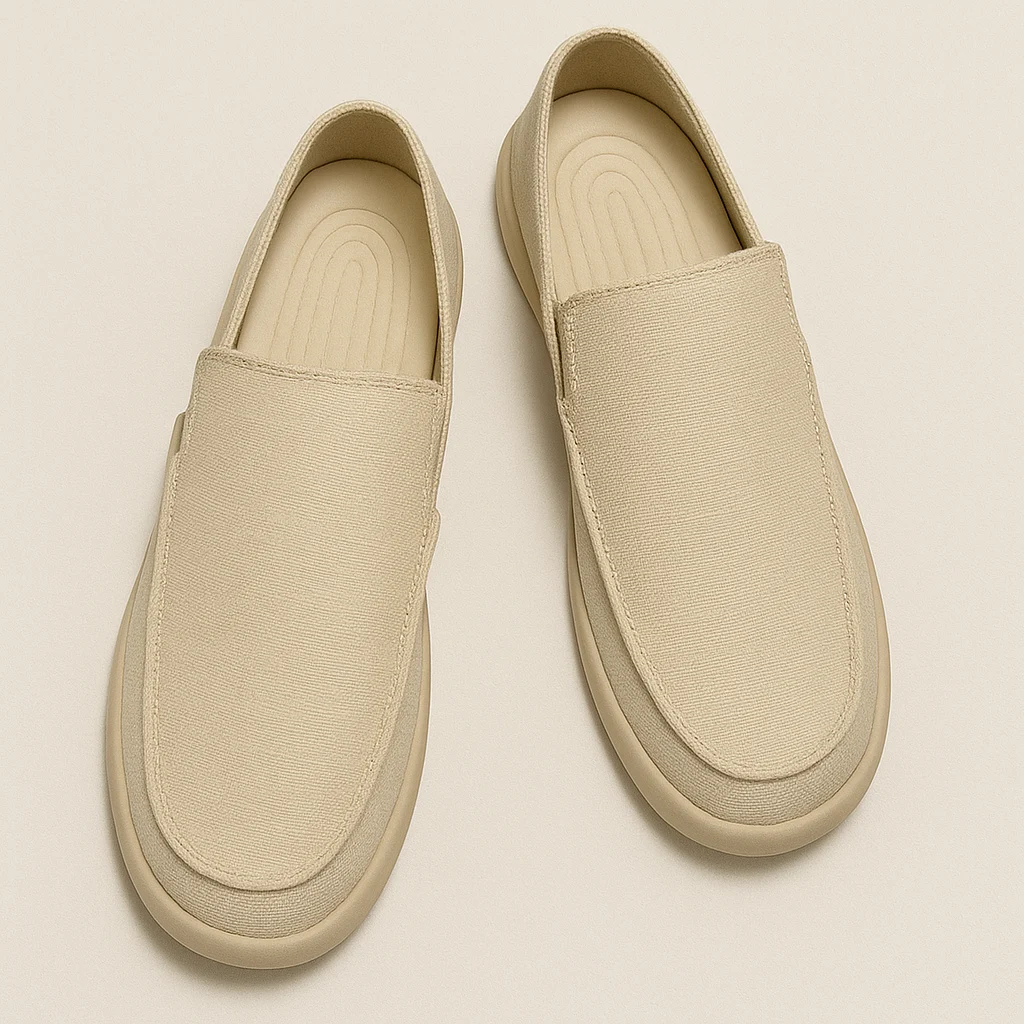 Léo | Rubber Sole Suede Loafers