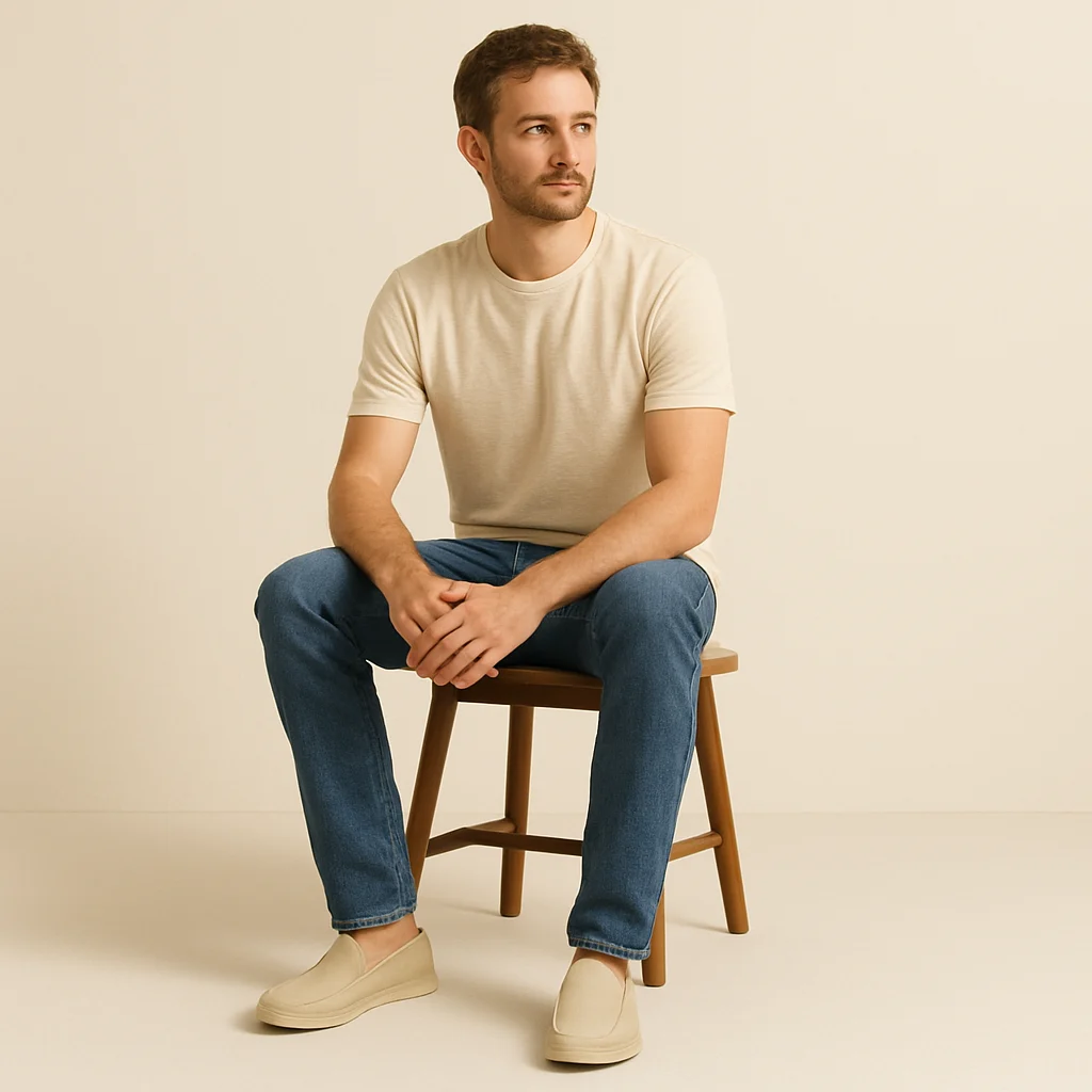 Léo | Rubber Sole Suede Loafers