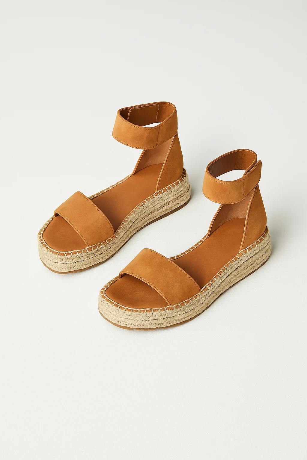 Zulma | Leather Strap Platform Espadrilles